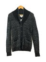 【中古】rag & bone◆ウール混/カーディガン(厚手)/S/コットン/GRY/無地【メンズウェア】