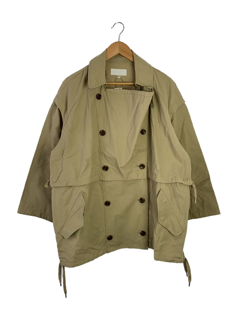 【中古】MOUSSY◆MOUSSY/010HAS30-0311/ジャケット/FREE/コットン/KHK/無地【レディースウェア】