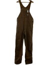 【中古】Carhartt◆オーバーオール/30/コットン/BRW//【メンズウェア】