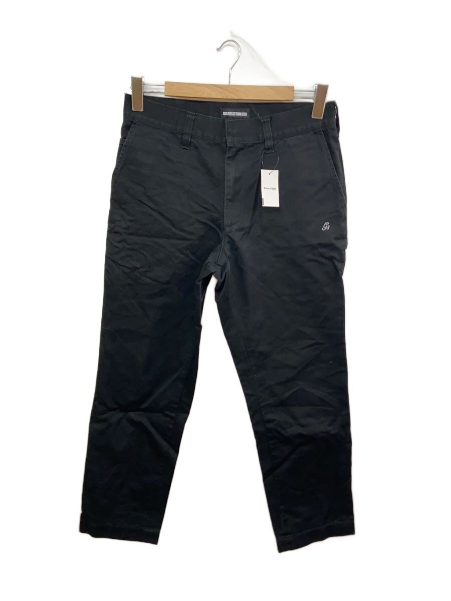 【中古】GOD SELECTION XXX◆ボトム/M/コットン/BLK【メンズウェア】