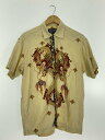 【中古】STUSSY◆半袖シャツ/M/コットン/CML【メンズウェア】(4)
