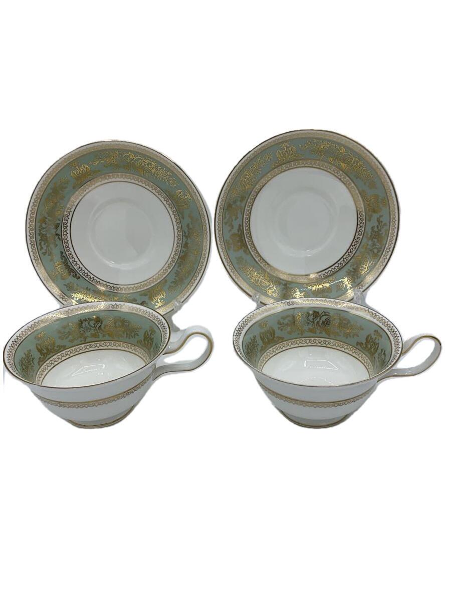 【中古】WEDGWOOD◆コロンビアセージ/カップ&ソーサー/2点セット【キッチン用品】