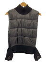 【中古】ENFOLD◆リブネックナイロンベスト/38/ナイロン/BLK/300FA130-1750【レディースウェア】