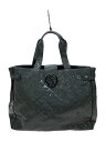 【中古】ARMANI JEANS◆トートバッグ/PVC/GRY【バッグ】