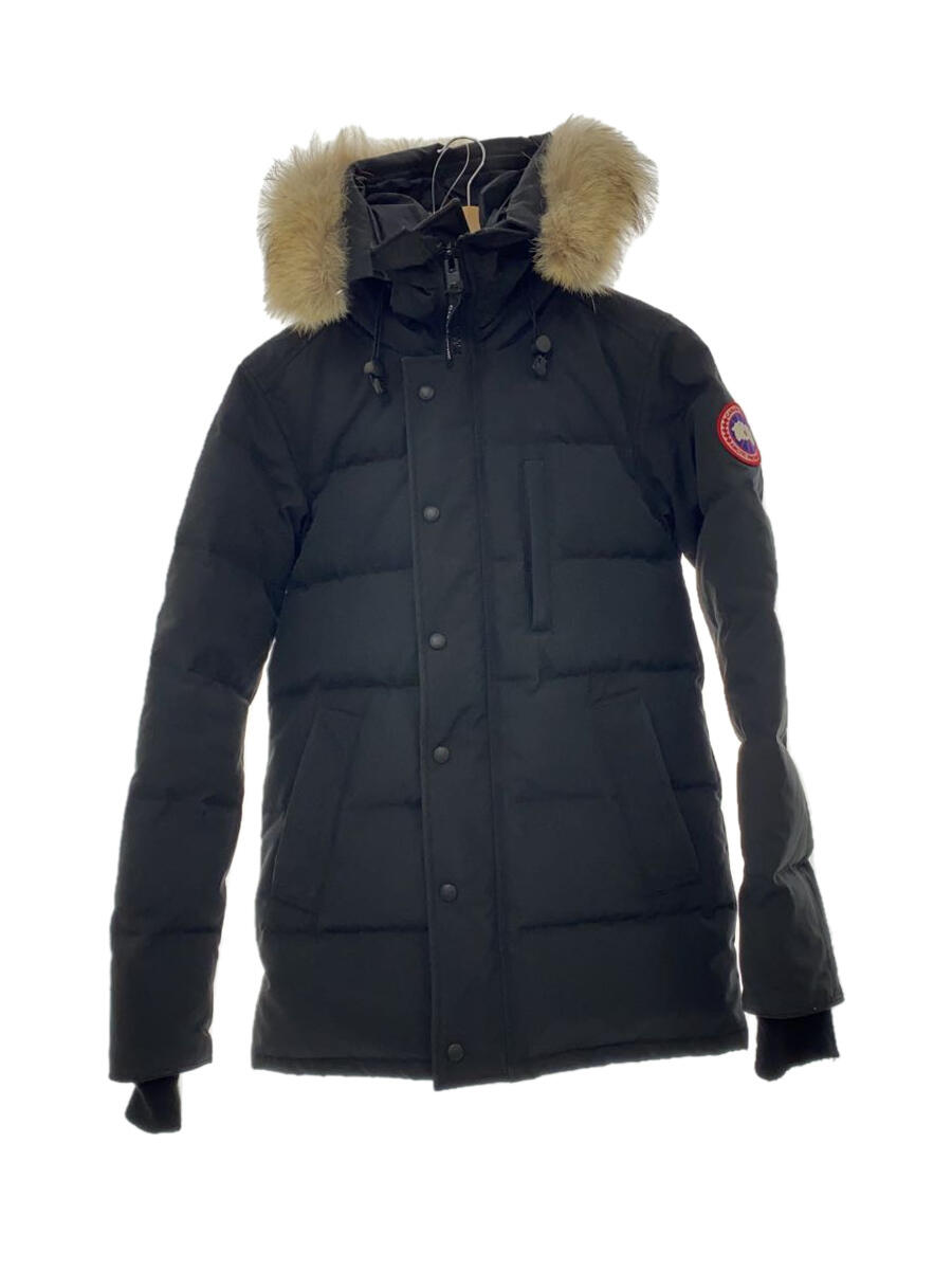 【中古】CANADA GOOSE◆ダウンジャケット/XS/ポリエステル/ブラック/無地/68F8490/JASPER PARKA【メンズウェア】