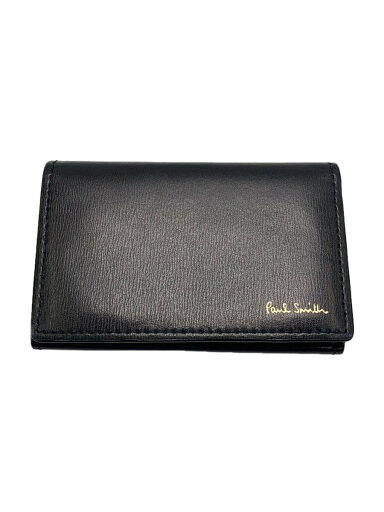 【中古】Paul Smith◆Paul Smith/カードケース/レザー/ブラック/無地/メンズ【服飾雑貨他】 【中古】Paul Smith◆Paul Smith/カードケース/レザー/ブラック/無地/メンズ【服飾雑貨他】