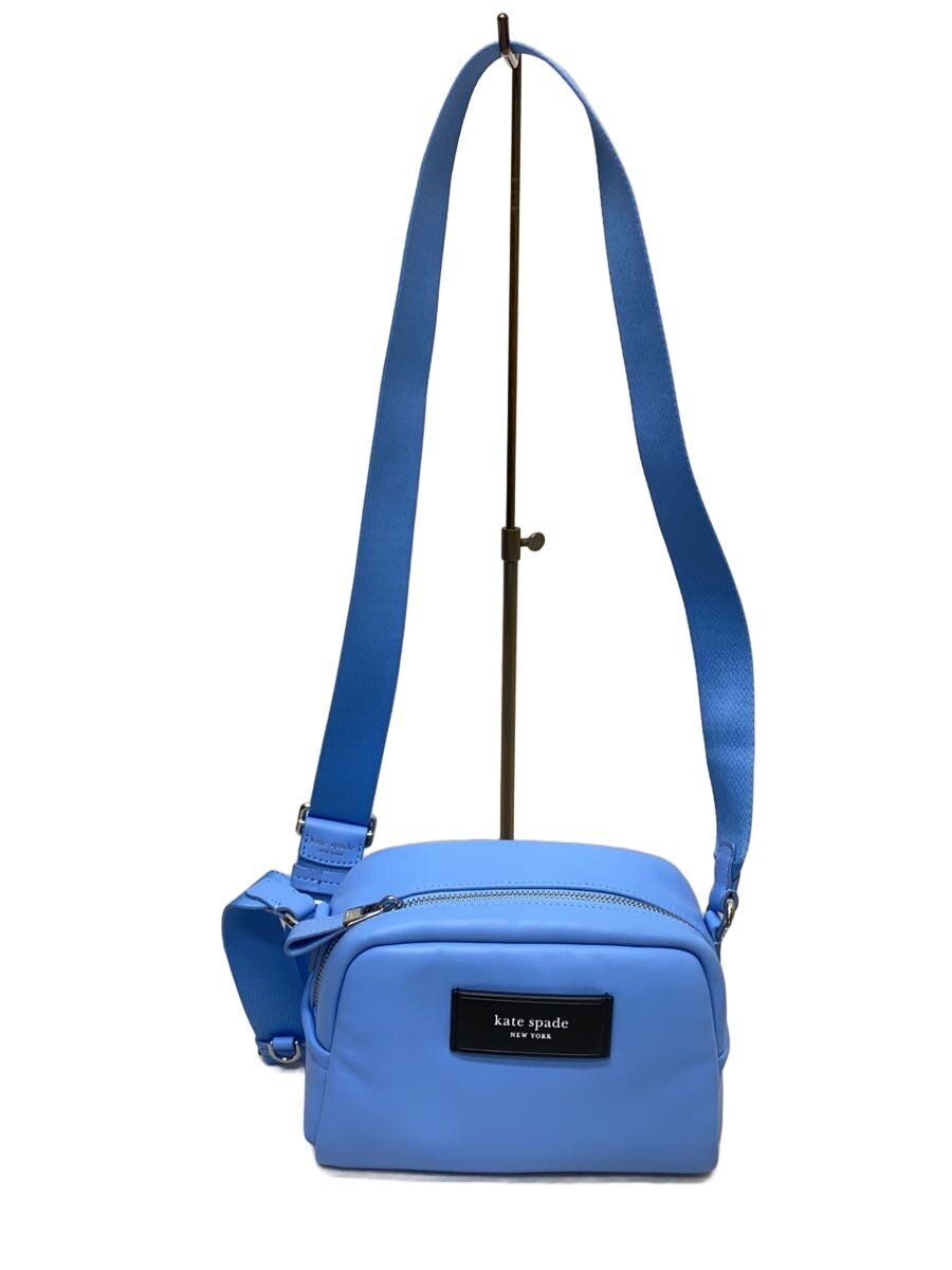 KATE SPADE - 【中古】kate spade new york◆ショルダーバッグ/--/BLU/無地/s362/【バッグ】