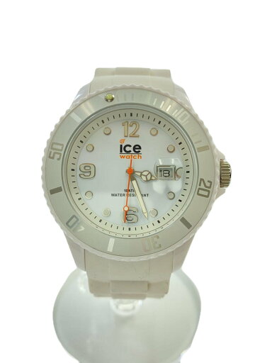 【中古】ice watch◆クォーツ腕時計/アナログ/ラバー/WHT/WHT【服飾雑貨他】 【中古】ice watch◆クォーツ腕時計/アナログ/ラバー/WHT/WHT【服飾雑貨他】