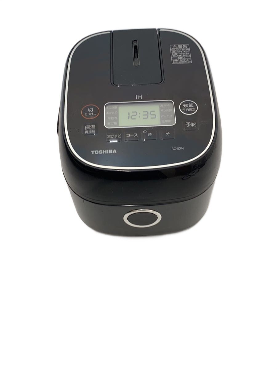 【中古】TOSHIBA◆炊飯器 RC-5XN(K)【家電・ビジュアル・オーディオ】