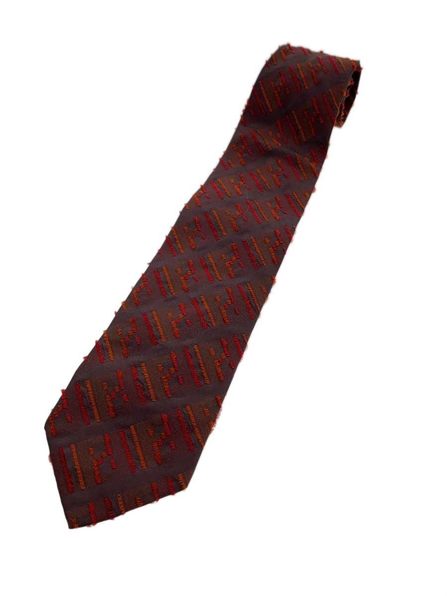 FENDI - 【中古】FENDI◆ネクタイ/シルク/BRD/メンズ【服飾雑貨他】