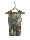 【中古】PLEATS PLEASE ISSEY MIYAKE◆08ss/World Map Shirt Top/3/ポリエステル/BEG/総柄/PP81-JK5...