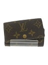 【中古】LOUIS VUITTON◆ミュルティクレ6_モノグラム_BRW/PVC/BRW/レディース/M62630【服飾雑貨他】