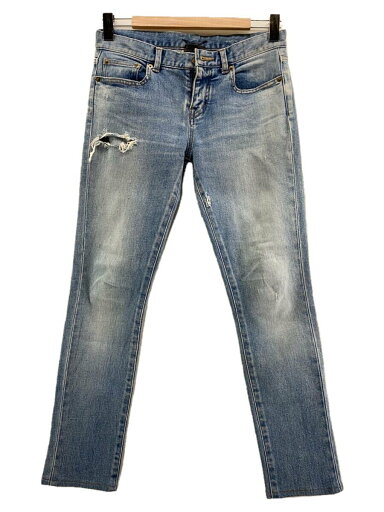 【中古】SAINT LAURENT◆ボトム/26/コットン/IDG/421227【メンズウェア】 【中古】SAINT LAURENT◆ボトム/26/コットン/IDG/421227【メンズウェア】
