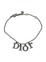 【中古】Christian Dior◆ブレスレット/SILVER/レディース【服飾雑貨他】