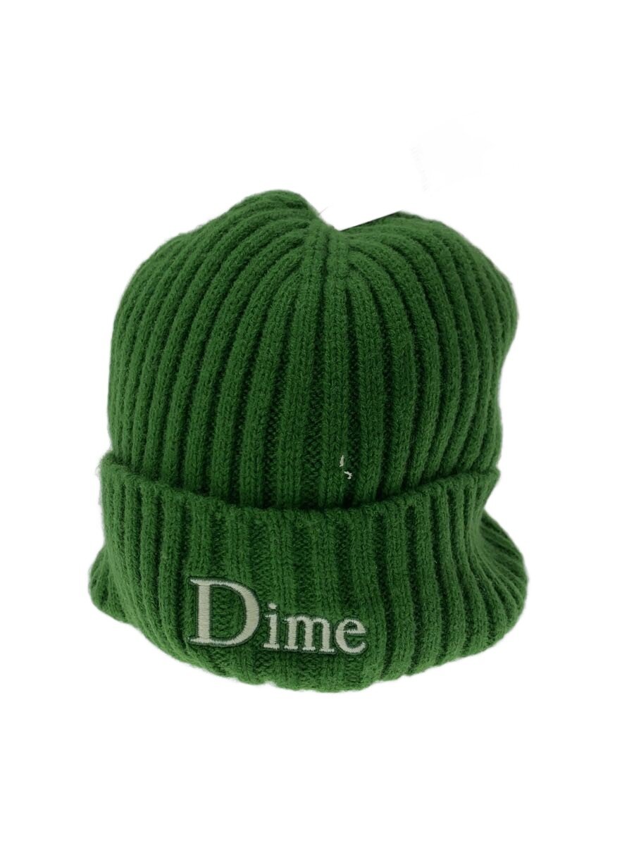 Dime 花柄ニット帽 グリーン Dime（ダイム） Dime FLOWER BEANIE フラワー ビーニー ニットキャップ