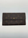 【中古】LOUIS VUITTON◆2)ポシェット・ポルト・モネ・クレディ_モノグラム・キャンバス_BRW/PVC/BRW/総柄/レディース【服飾雑貨他】(4)
