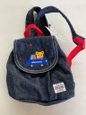 【中古】MIKI HOUSE◆キッズバッグ/リュック/デニム【キッズ】