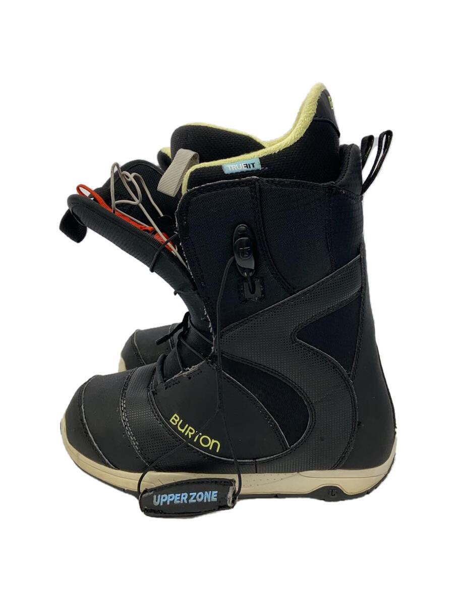 【中古】BURTON◆スノーボードブーツ/24cm/クイックレーシング/BLK【スポーツ】
