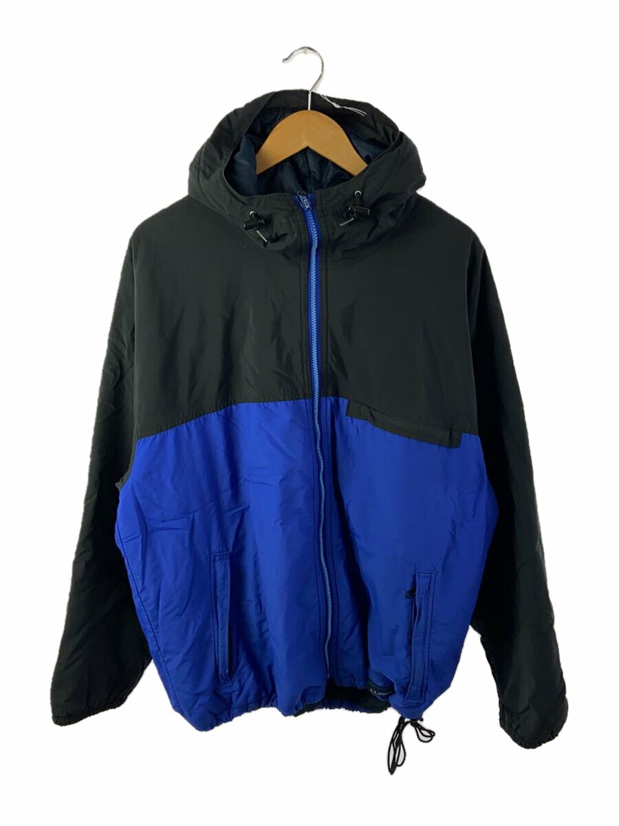 【中古】L.L.Bean◆マウンテンパーカ/L/ナイロン/BLU/無地/P286【メンズウェア】