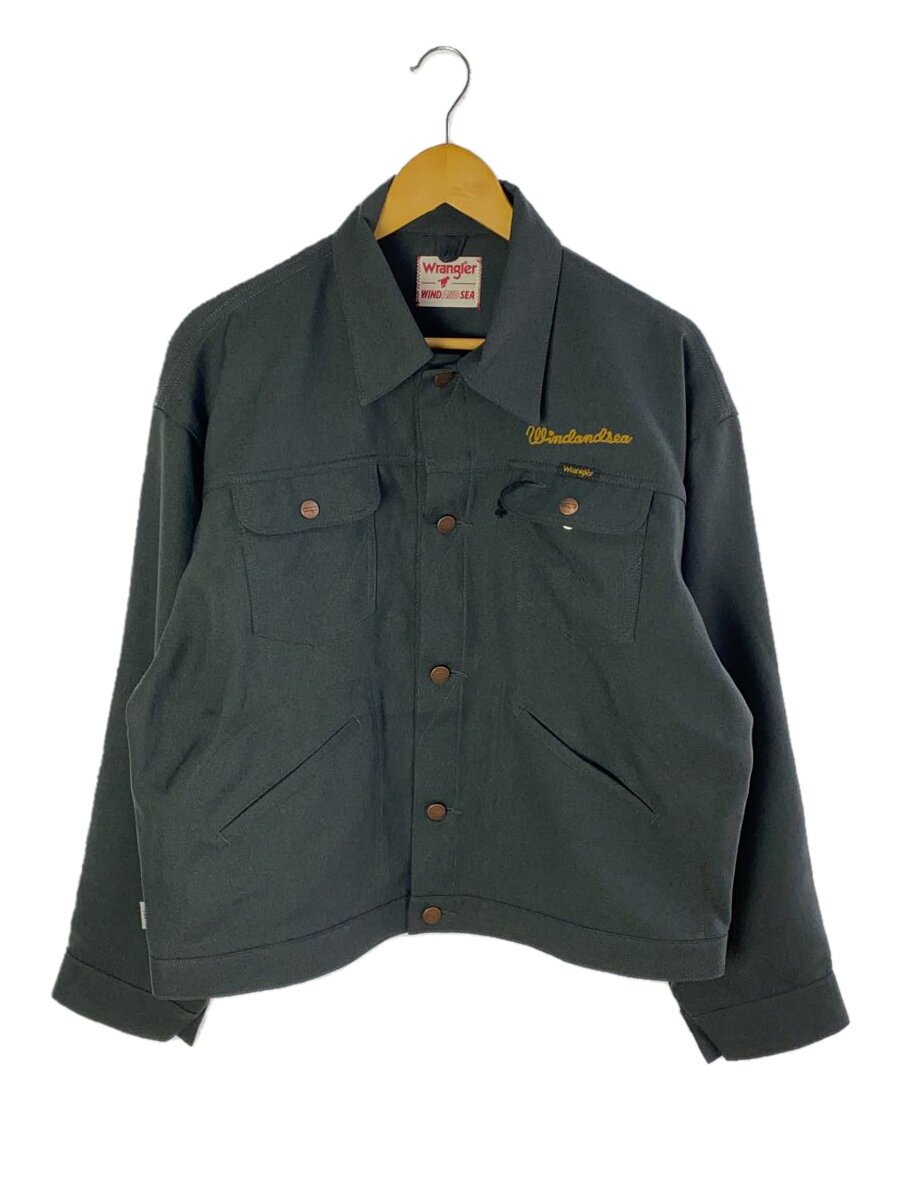 Rakuten - 【中古】WRANGLER◆ジャケット/L/ポリエステル/GRY/WS9362【メンズウェア】