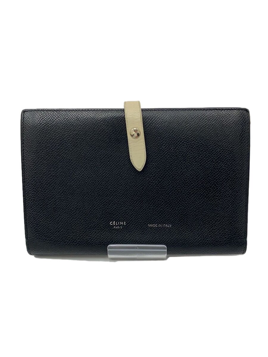 Rakuten - 【中古】CELINE◆2つ折り財布/レザー/BLK/レディース/104873AI5.38BJ//【服飾雑貨他】
