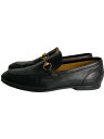 【中古】GUCCI◆ヨルダーン/ホースビット/ローファー/UK7/BLK/レザー/406994【シューズ】(4)