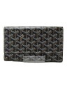 【中古】GOYARD◆長財布/BLK/総柄/レディース/コインケース内汚れ【服飾雑貨他】の商品画像