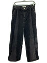 【中古】JieDa◆ボトム/2/コットン/BLK/Jie-ST32【メンズウェア】