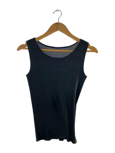 【中古】PLEATS PLEASE ISSEY MIYAKE◆MIST BASICS/ノースリーブカットソー/3/ポリエステル/BLK/無地/PP05FK101【レディースウェア】 【中古】PLEATS PLEASE ISSEY MIYAKE◆MIST BASICS/ノースリーブカットソー/3/ポリエステル/BLK/無地/PP05FK101【レディースウェア】