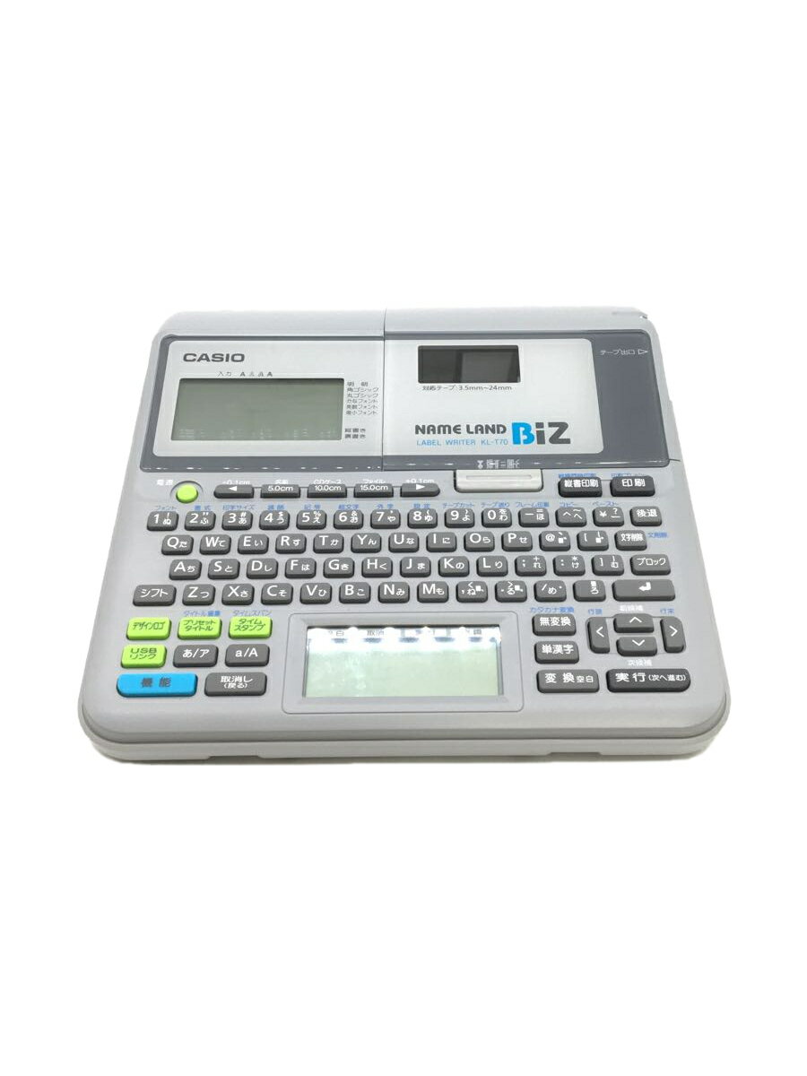 【中古】CASIO CASIO/カシオ/ラベルライター/KL-T70/2016【家電・ビジュアル・オーディオ】