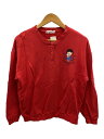 【中古】スウェット/M/コットン/RED/ちびまる子ちゃん【レディースウェア】