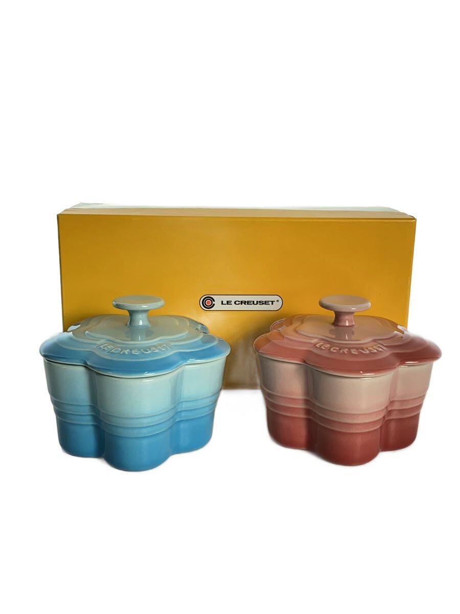 【中古】LE CREUSET◆洋食器その他/2点セット/マルチカラー【キッチン用品】