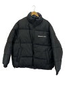 【中古】DC SHOES◆ダウンジャケット/XL/ナイロン/BLK/無地【メンズウェア】(4)