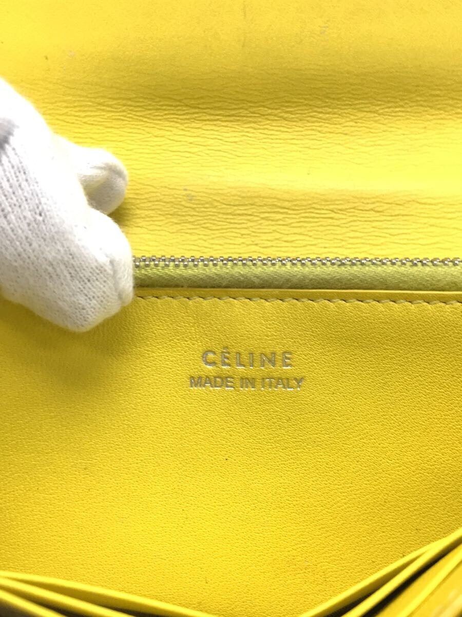 【中古】CELINE◆長財布/レザー/BLK/メンズ/ラージフラップ【服飾雑貨他】