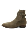 【中古】SAINT LAURENT◆498372 BT300 9870/WYATT 30 JODHPUR/NEW SIGARO/41/スエード//【シューズ】
