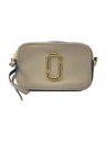 【中古】MARC JACOBS◆ショルダー欠品/THE SOFT SHOT/ショルダーバッグ/レザー/BEG【バッグ】