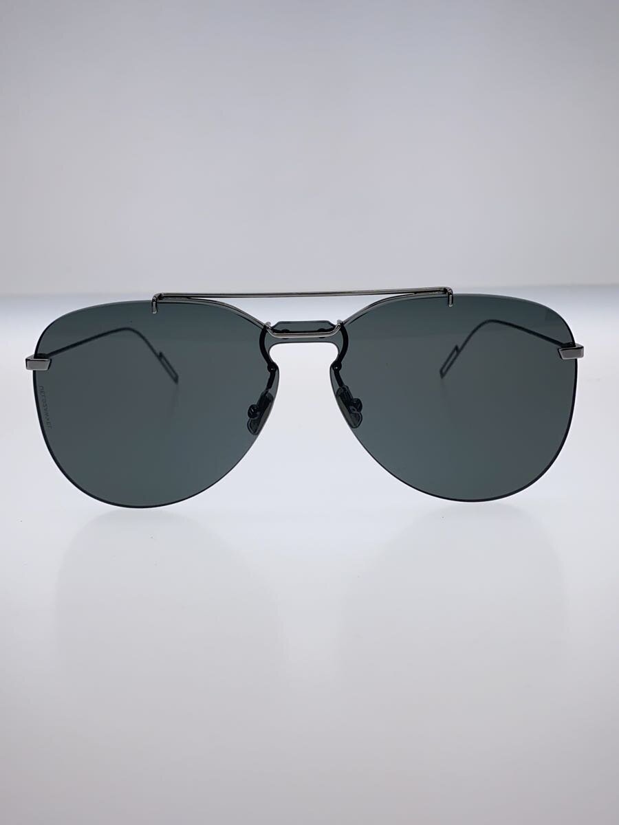 【中古】Dior HOMME◆サングラス/メタル/SLV/BLK/メンズ/0222S【服飾雑貨他】