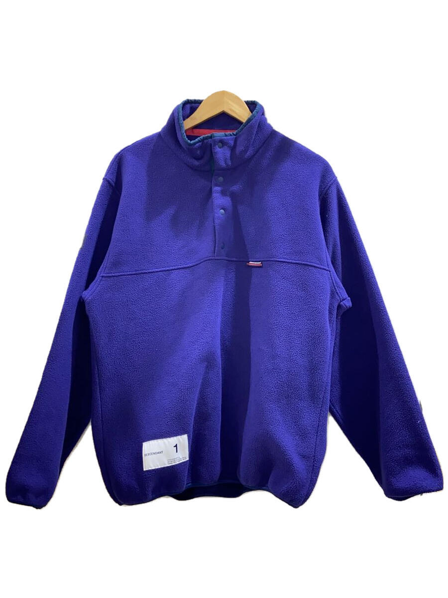 【中古】DESCENDANT◆20AW/HUMMING FLEECE PULL OVER//1/ポリエステル/PUP【メンズウェア】