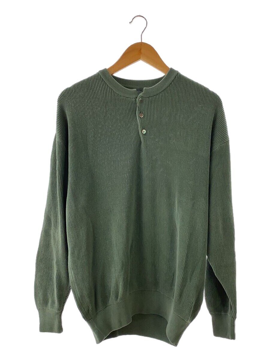 【中古】crepuscule◆Aze Henry Neck/ニット・セーター(薄手)/2/コットン/BLU/2201-007【メンズウェア】