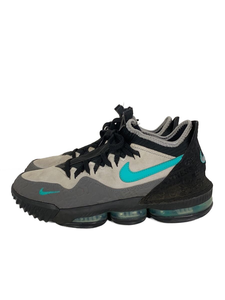 NIKE◆LEBRON XVI LOW AC/レブロンロー/グレー/CD9471-003/27cm/GRY