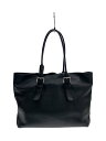 【中古】LOUIS VUITTON◆カバ・ヴォワヤージュ_キュイール・トリヨン_BLK/レザー/BLK【バッグ】