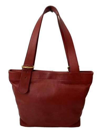 【中古】COACH◆トートバッグ/レザー/RED/無地/F5C-4140【バッグ】 【中古】COACH◆トートバッグ/レザー/RED/無地/F5C-4140【バッグ】