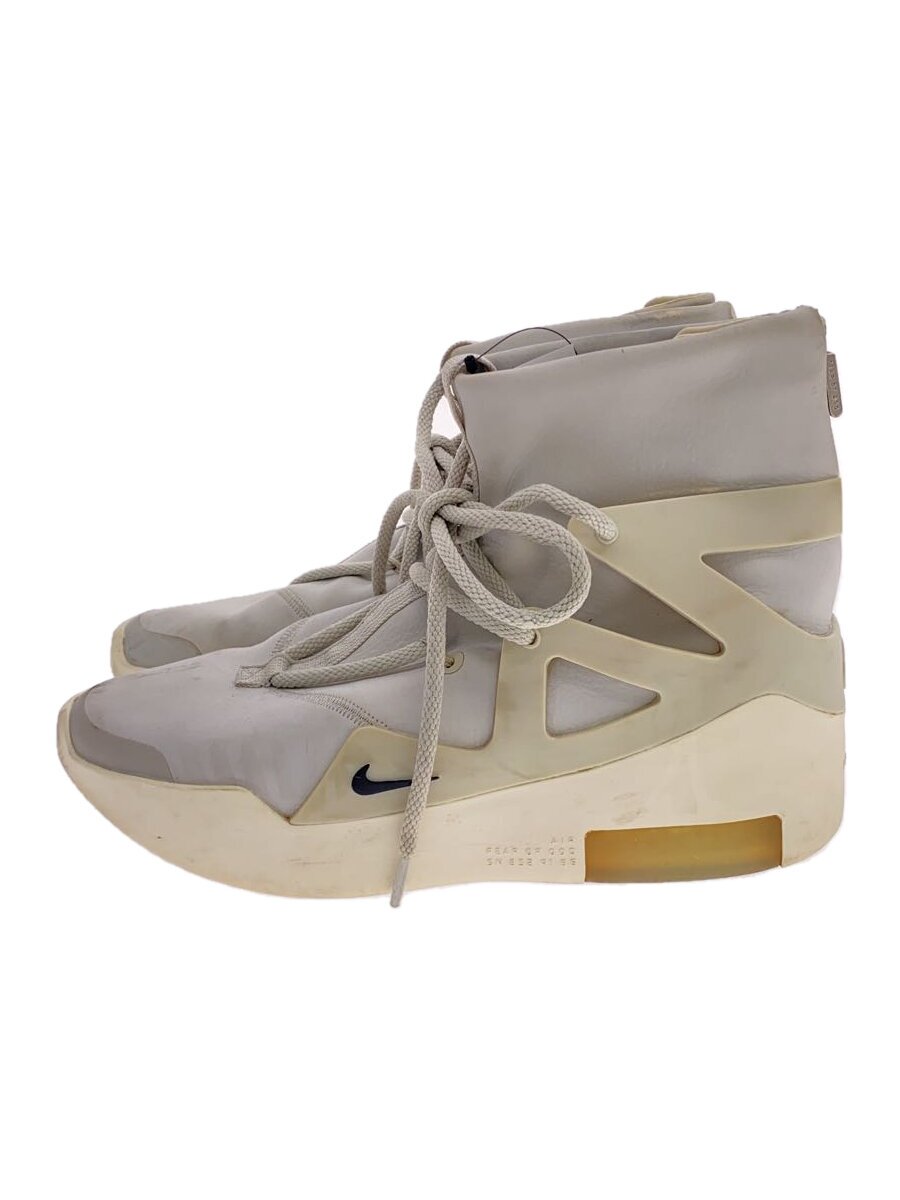 NIKE◆AIR FEAR OF GOD 1/エアフィアオブゴッド/アイボリー/AR4237-002/US9/IVO