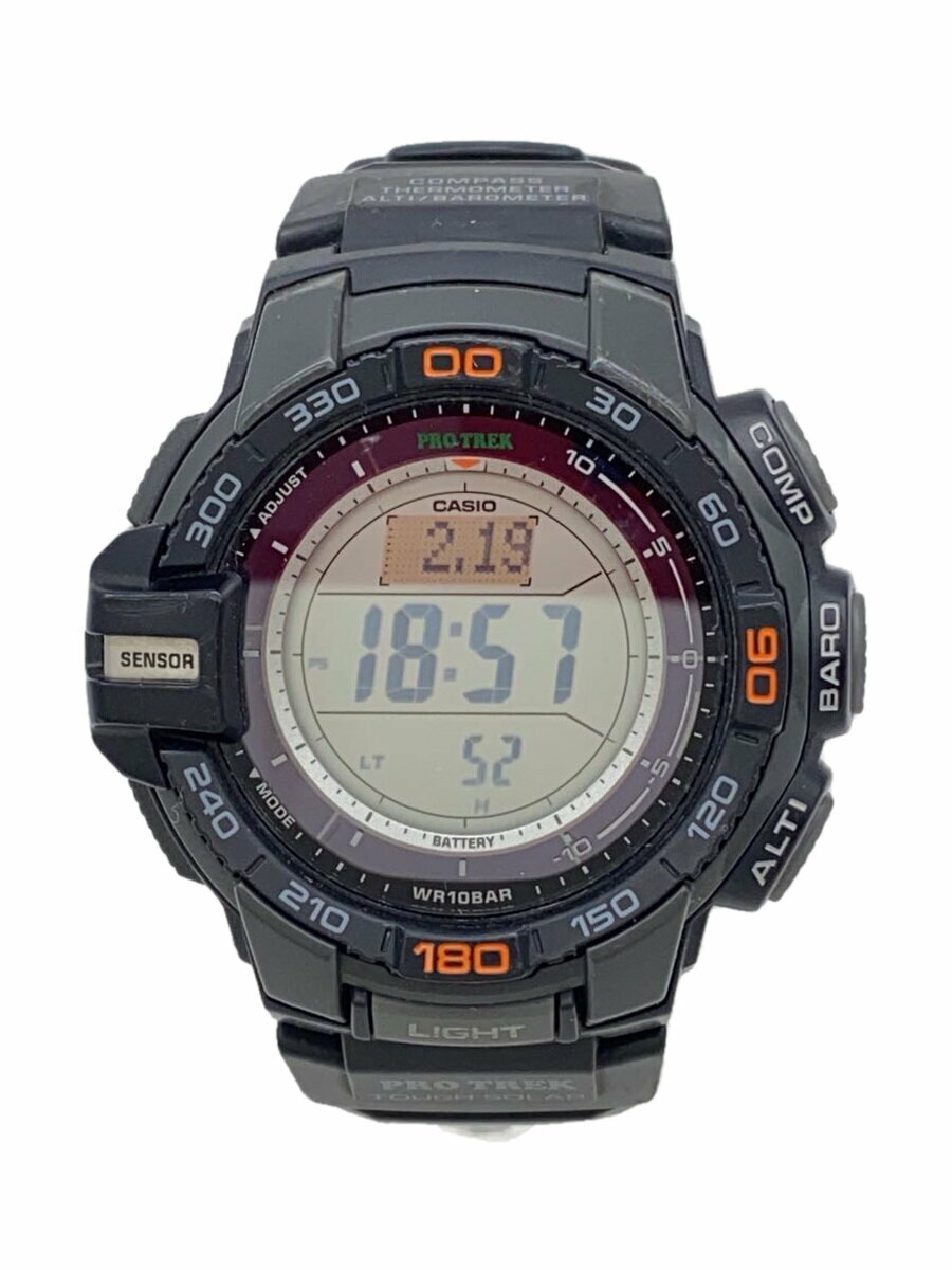 【中古】CASIO◆PRO-TREK/クォーツ腕時計/デジタル/PRG-270【服飾雑貨他】