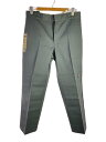 【中古】DICKIES◆ボトム/33/ポリエステル/GRY/LOOSE FIT/ダブルニー//【メンズウェア】