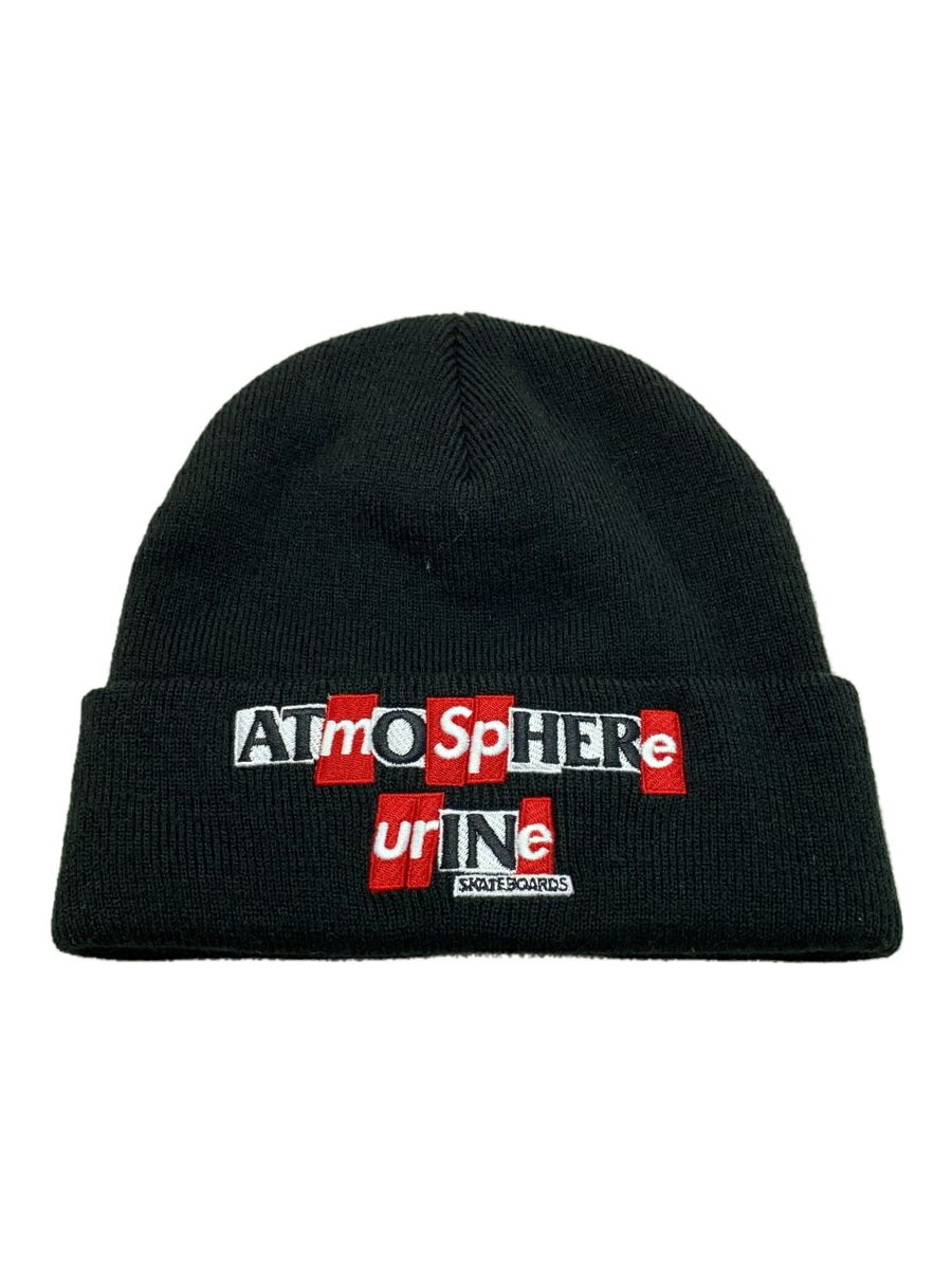 【中古】Supreme◆ANTIHERO BEANIE/ニットキャップ/--/アクリル/BLK/メンズ【服飾雑貨他】