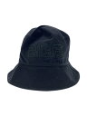 【中古】FENDI◆バケットハット/--/コットン/BLK/無地/メンズ/FXQ801 AFR9【服飾雑貨他】