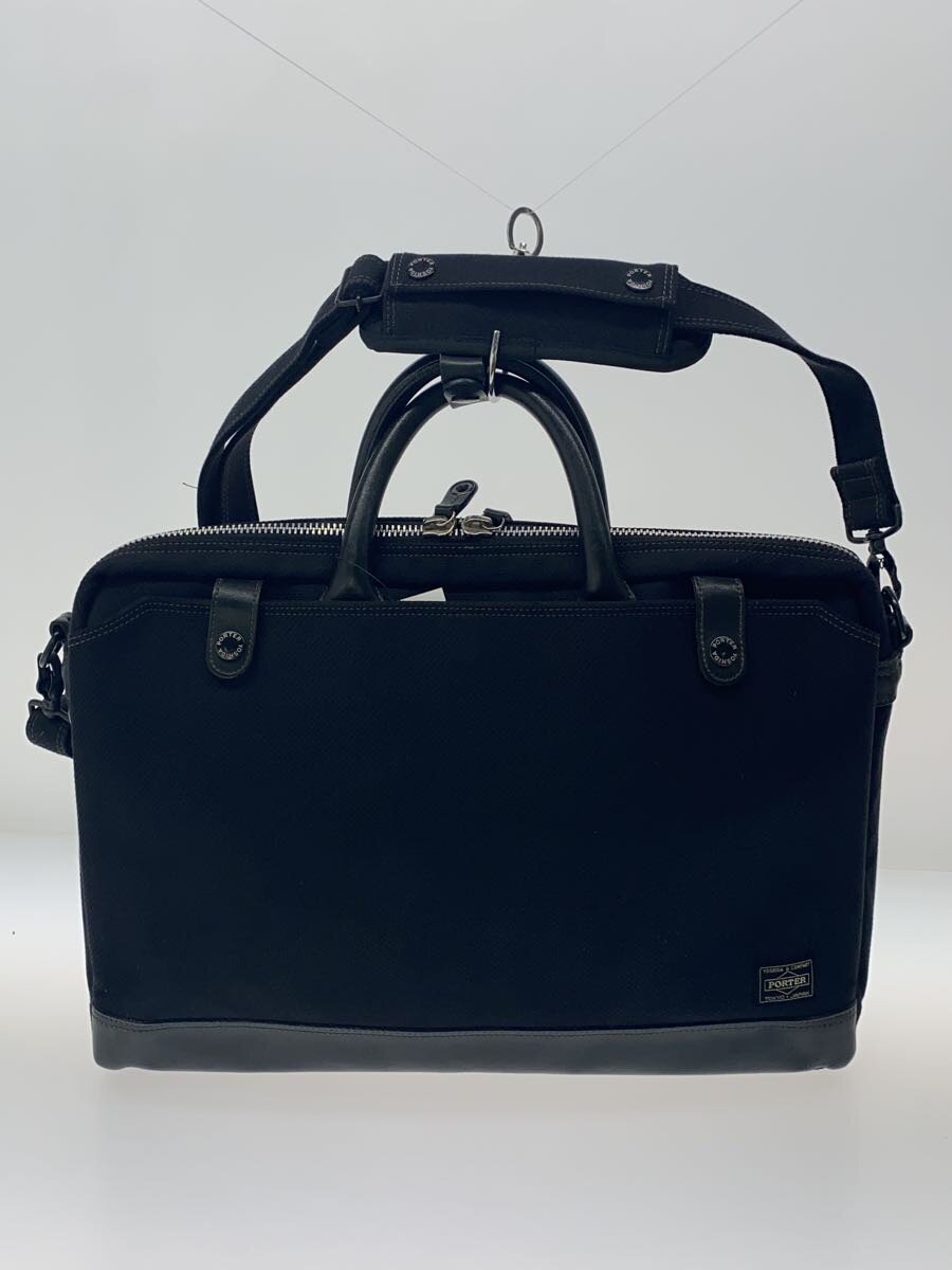 【中古】PORTER◆2way/ブリーフケース/BLK【バッグ】