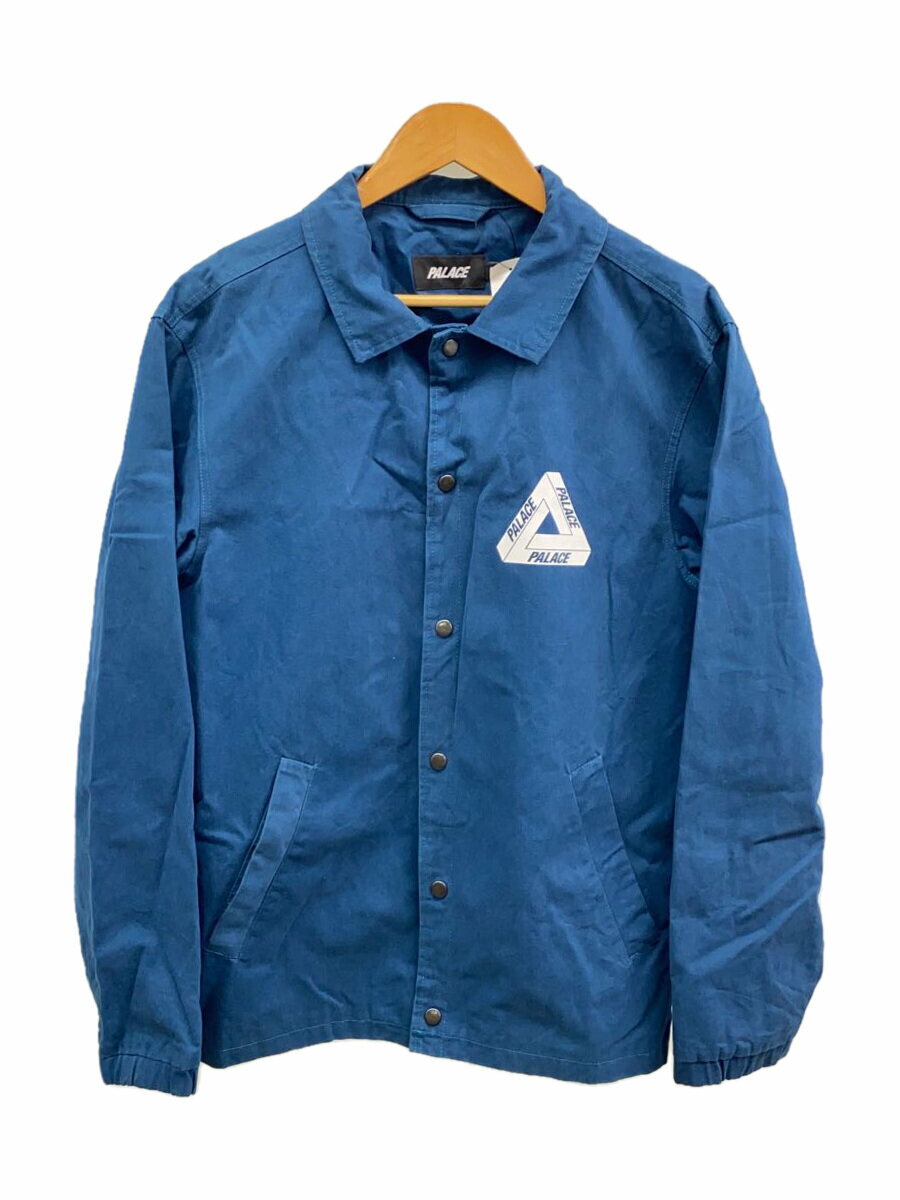 【中古】PALACE◆コーチジャケット/色褪せ/M/コットン/NVY【メンズウェア】
