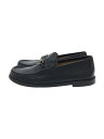 【中古】Salvatore Ferragamo◆キッズ靴/32/ビットローファー/革靴/BLK【キッズ】